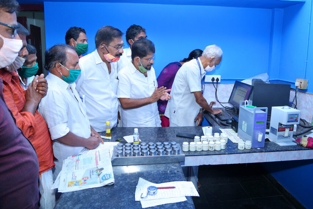 KARALAM AUTOMATIC MILK COLLECTION CENTRE & CALITHEETA AGENCY INAUGRATION