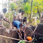 കിണറ്റില്‍ വീണ പശുകിടാവിനെ അഗ്‌നിശമന സേന രക്ഷിച്ചു