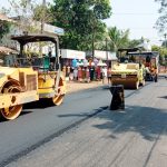 മാപ്രാണം നന്തിക്കര റോഡ് ടാറിടല്‍ പുനരാരംഭിച്ചു