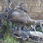 ബൈക്ക് സാമൂഹിക വിരുദ്ധര്‍ കത്തിച്ചു