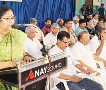 ലഹരിക്കെതിരെ ഇരിങ്ങാലക്കുടയില്‍ മധുരം ജീവിതം  സംഘാടസമിതി യോഗം മന്ത്രി ഡോ. ആര്‍. ബിന്ദു ഉദ്ഘാടനം ചെയ്യുന്നു.