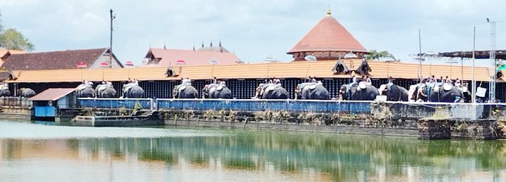 കൂടല്‍മാണിക്യ ക്ഷേത്രത്തില്‍ നടന്ന തീര്‍ഥക്കര പ്രദക്ഷിണം.