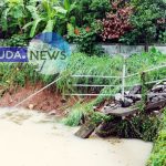എടത്തിരിഞ്ഞി പോത്താനിയില്‍ ക്ഷേത്രകുളം ഇടിഞ്ഞു താഴ്ന്നു