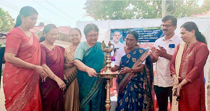 തദ്ദേശ റോഡുകളുടെ പുനരുദ്ധാരണത്തിന്റെ നിര്‍മ്മാണോദ്ഘാടനം മന്ത്രി ഡോ. ആര്‍. ബിന്ദു നിര്‍വഹിക്കുന്നു.