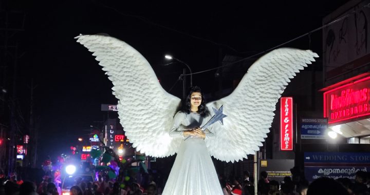 തിരുപിറവി ആഘോഷത്തോടെ കരോള്‍ വീഥിയില്‍ ........... ഇരിങ്ങാലക്കുട സെന്റ് തോമസ് കത്തീഡ്രല്‍ പ്രഫഷണല്‍ സിഎല്‍സി സീനിയര്‍ സിഎല്‍സിയുമായി സംഘടിപ്പിച്ച കരോള്‍ മത്സരഘോഷയാത്ര. ടൗണ്‍ ഹാളില്‍ നിന്നും കത്തീഡ്രലിലേക്കായിരുന്നു ഘോഷയാത്ര.