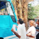 സ്വകാര്യ ബസുകളുടെ അമിത വേഗതക്കെതിരെ പ്രതിഷേധവുമായി നാട്ടുകാര്‍ രംഗത്ത്