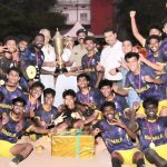 64 മത് സൗത്ത് ഇന്ത്യന്‍ കണ്ടംകുളത്തി ഫുട്‌ബോള്‍ ടൂര്‍ണമെന്റില്‍ നിര്‍മല കോളജ് മൂവാറ്റുപുഴക്ക് വിജയം