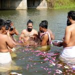 എടതിരിഞ്ഞി എച്ച്ഡിപി സമാജം ശിവകുമാരേശ്വര ക്ഷേത്രത്തിലെ ഉത്സവത്തിന്റെ ഭാഗമായി നടന്ന ആറാട്ട്