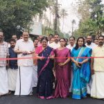 കാരൂര്‍ച്ചിറ അഞ്ചലങ്ങാടി റോഡ് ഉദ്ഘാടനം ചെയ്തു നിര്‍മാണം പൂര്‍ത്തീകരിച്ചത് 2.44 കോടി രൂപയുടെ റീബില്‍ഡ് കേരള പദ്ധതിയിലൂടെ