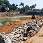 കുട്ടന്‍കുളം നവീകരണം; ദ്രുതഗതിയില്‍, തെക്കേ അരിക് നന്നാക്കല്‍ ഉത്സവത്തിന് മുന്‍പ് പൂര്‍ത്തിയാക്കും