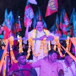 റോഡ് ഷോ യിലൂടെ തുടക്കമിട്ട് സന്തോഷ് ചെറാക്കുളം