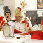 ഇരിങ്ങാലക്കുട സെന്റ് തോമസ് കത്തീഡ്രലില്‍ ബിഷപ്പ് മാര്‍ പോളി കണ്ണൂക്കാടന്റെ കാര്‍മികത്വത്തില്‍ നടന്ന സൈത്ത് വെഞ്ചിരിപ്പ്