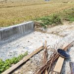 എടക്കുളത്ത് കൈത്തോടിന് കുറുകേ നിര്‍മിച്ച പാലം തകര്‍ന്നു