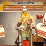 നടവരമ്പ് തൃപ്പയ്യ ത്രിമൂര്‍ത്തി ക്ഷേത്രോത്സവത്തിന്റെ ഭാഗമായി  അവതരിപ്പിച്ച കംസവധം കൃഷ്ണനാട്ടത്തില്‍നിന്ന്