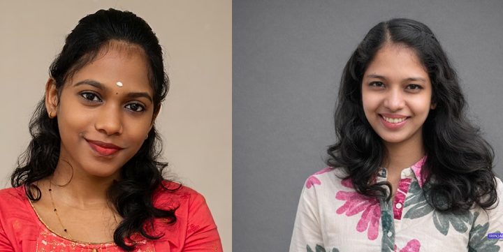 ഗായത്രി തേവര്‍ക്കാട്ടില്‍ സുരേഷ്, അന്ന ജീസ്.