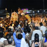 കൂടല്‍മാണിക്യം ക്ഷേത്രോത്സവം; കൊടിപ്പുറത്ത് വിളക്ക് ഭക്തിസാന്ദ്രം, ഇന്ന് ആദ്യ ശീവേലി