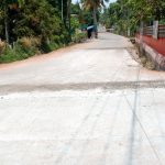 ഇടറോഡുകളിലേക്ക് കടക്കുന്ന ഭാഗം കോണ്‍ക്രീറ്റിട്ടു