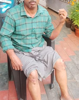 പരിക്ക് പറ്റിയ സുഗുണന്‍.