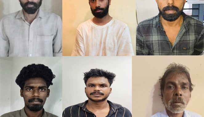 സുമേഷ്, ജിത്തു, അഭിലാഷ്, ജോണ്‍സണ്‍, രാഹുല്‍, ബാബു.