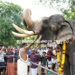 എടതിരിഞ്ഞി ശിവകുമാരേശ്വര ക്ഷേത്രത്തില്‍ ആനയൂട്ട് നടത്തി