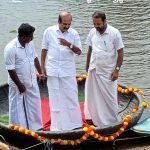 കാറളം നന്തി തൂവാനം ടൂറിസം പദ്ധതി: കൊട്ടവഞ്ചി, കയാക് ട്രയല്‍ റണ്‍ നടത്തി