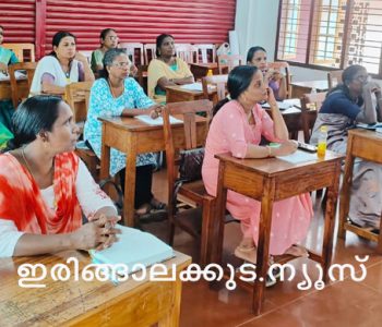 കുടുംബശ്രീ സംരംഭകര്‍ക്കായി സംഘടിപ്പിച്ച ഡിജിറ്റല്‍ മാര്‍ക്കറ്റിംഗ് പരിശീലന ക്ലാസില്‍ സെന്റ് ജോസഫ്‌സ് കോളജ് മാസ് കമ്മ്യൂണിക്കേഷന്‍ ആന്‍ഡ് ജേണലിസം വിഭാഗം അധ്യാപിക ദില്‍റുബ ക്ലാസെടുക്കുന്നു.